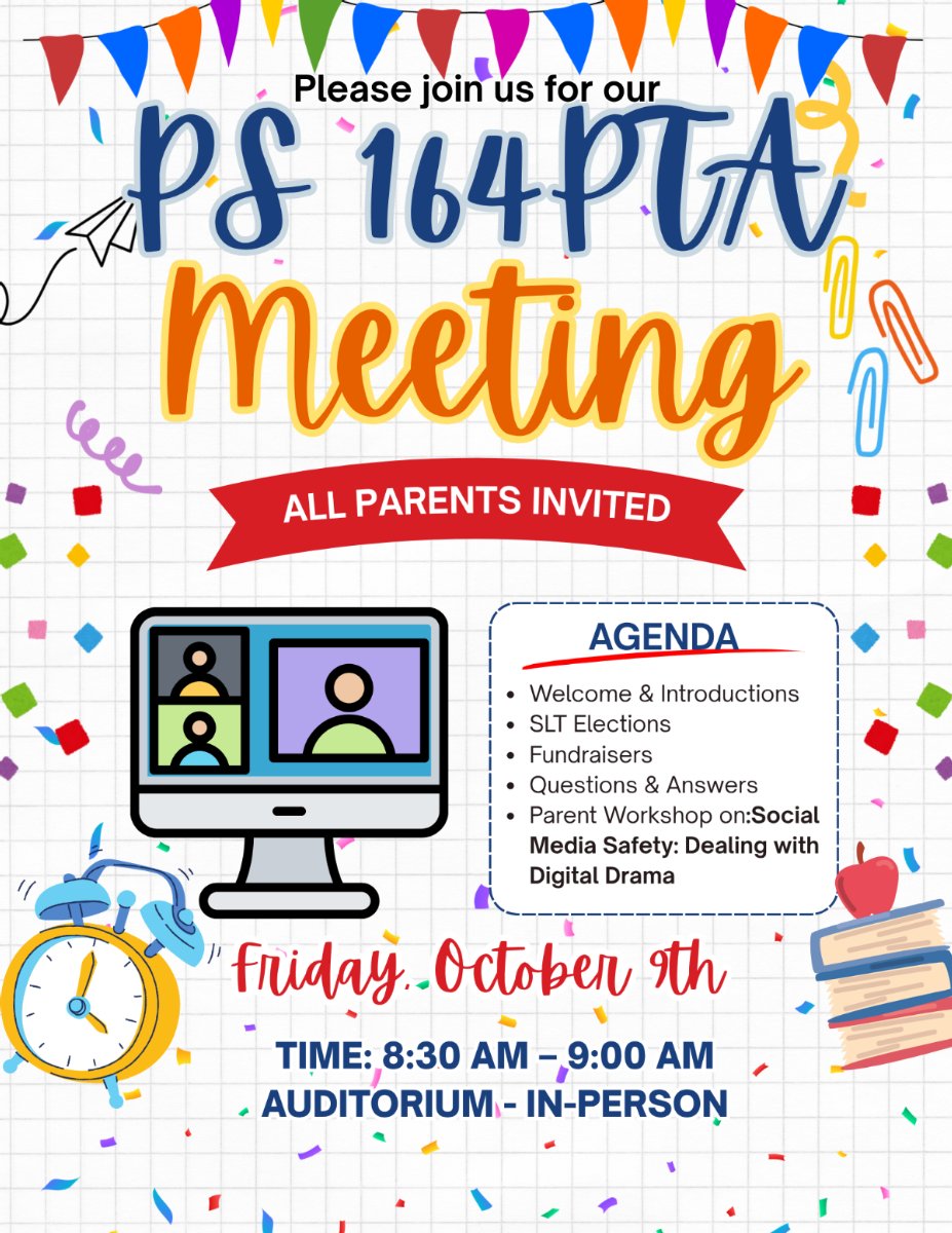 PTA meeting flyer 